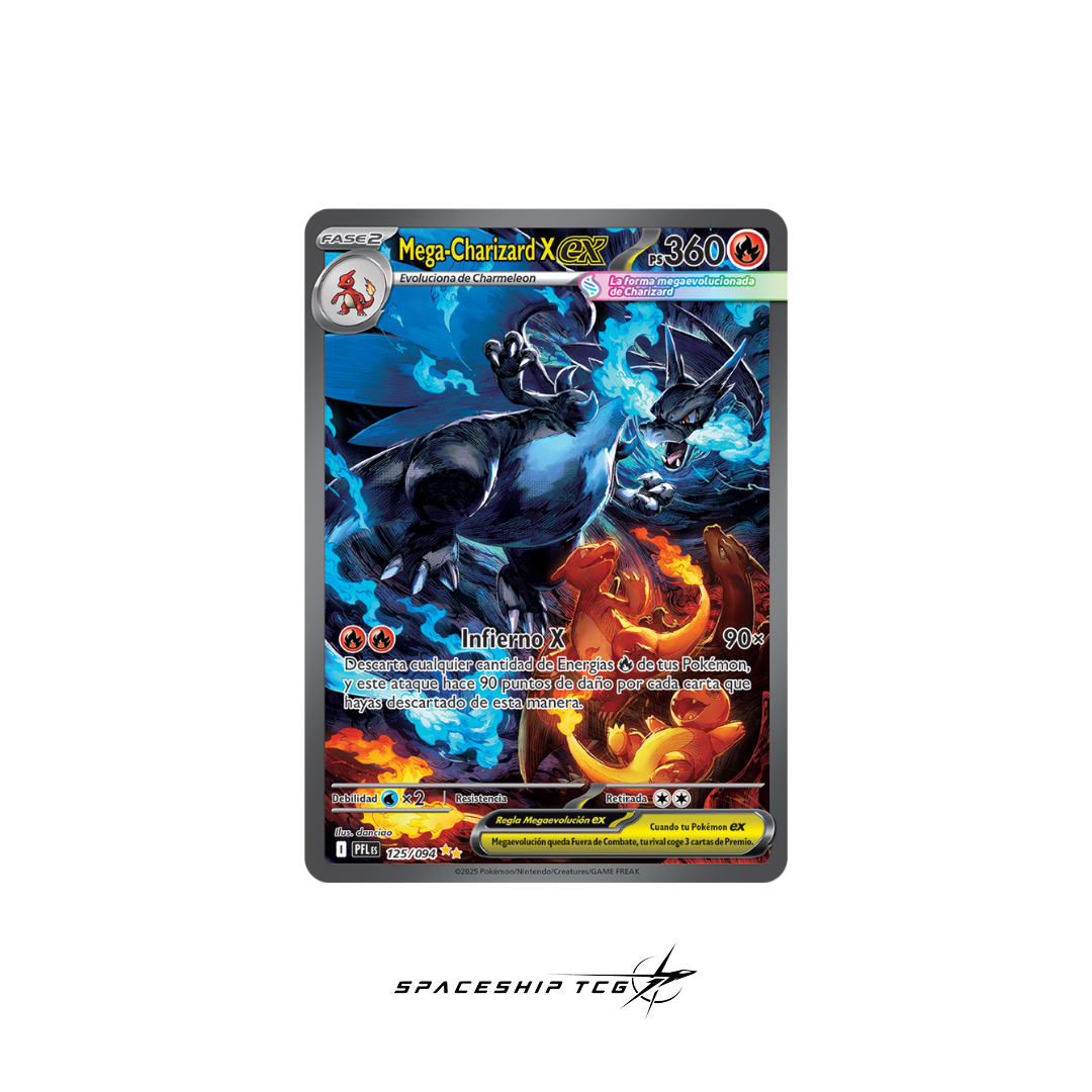 Pokémon Trading Card Game Phantasmal Flames single booster pack English edition containing 10 randomized cards with Mega Evolution mechanics