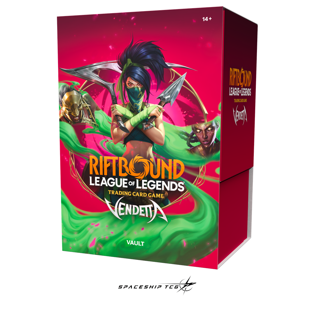 Riftbound League of Legends TCG Vendetta Vault - English bundle with 6 boosters and storage box - Alternative Angle