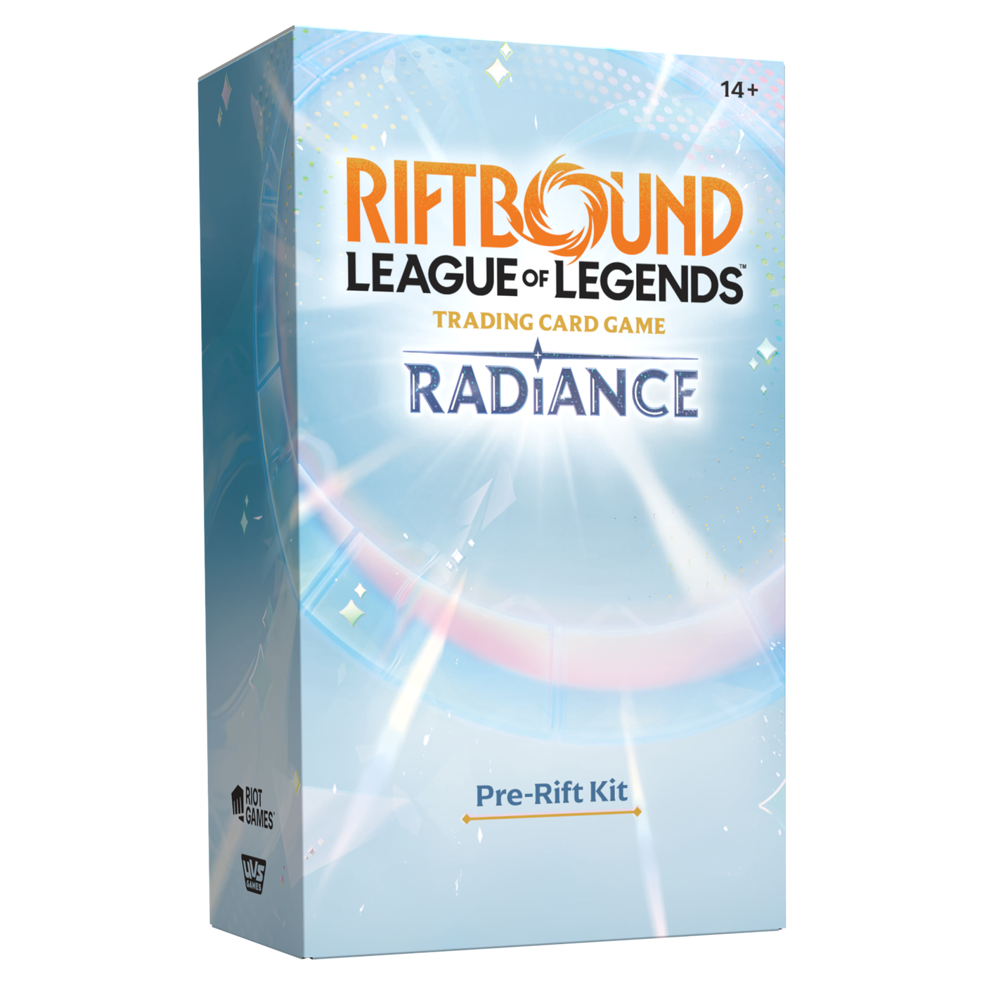 Riftbound League of Legends TCG Radiance Pre-Rift Event Kit sealed box, English edition, 16-player prerelease kit - imagen 4