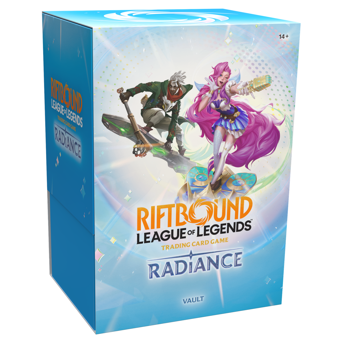 Riftbound: League of Legends TCG Radiance Vault sealed bundle box with booster packs, runes and promo tokens (English edition