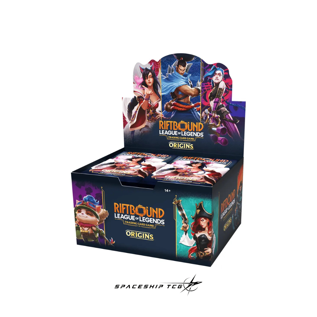 Riftbound League of Legends Origins Booster Pack English edition factory sealed Spaceship TCG Spain