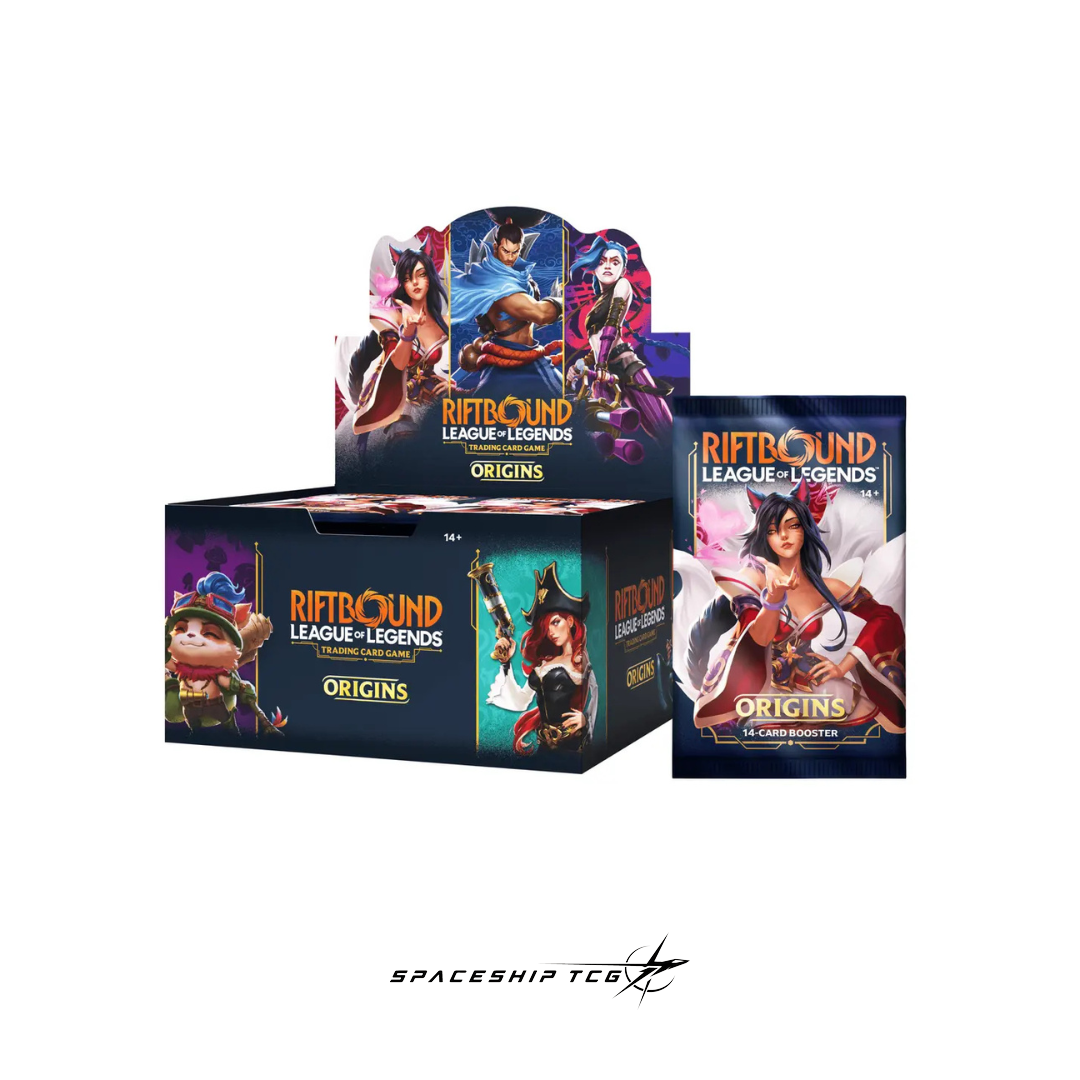 Riftbound League of Legends Origins Booster Pack English edition factory sealed Spaceship TCG Spain