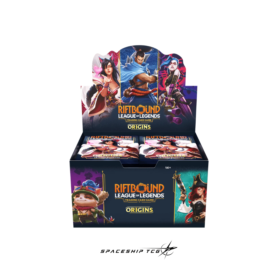 Riftbound League of Legends Origins Booster Pack English edition factory sealed Spaceship TCG Spain