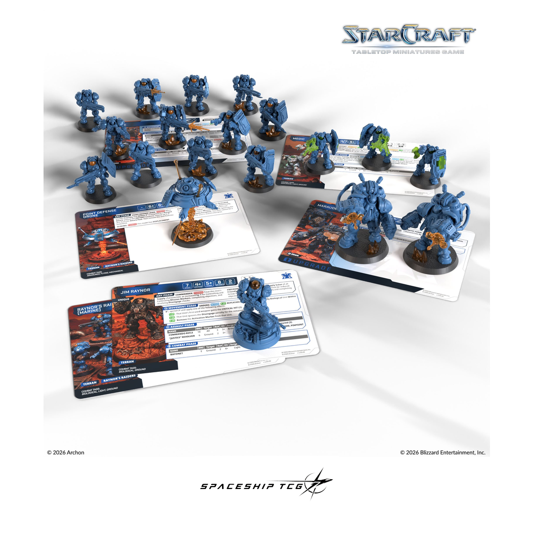 Starcraft TMG Two Player Starter Set Founders Edition - Complete miniatures starter with Kerrigan Queen of Blades - View 14 - Spaceship TCG Spain