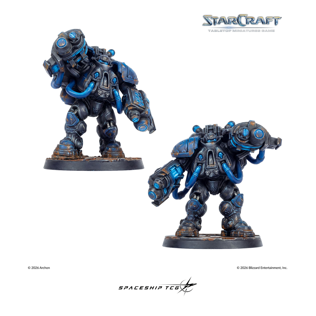 Starcraft TMG Two Player Starter Set Founders Edition - Complete miniatures starter with Kerrigan Queen of Blades - Contents - Spaceship TCG Spain