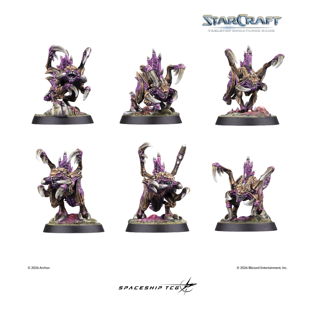Starcraft TMG Two Player Starter Set Founders Edition - Complete miniatures starter with Kerrigan Queen of Blades - Alternative Angle - Spaceship TCG Spain