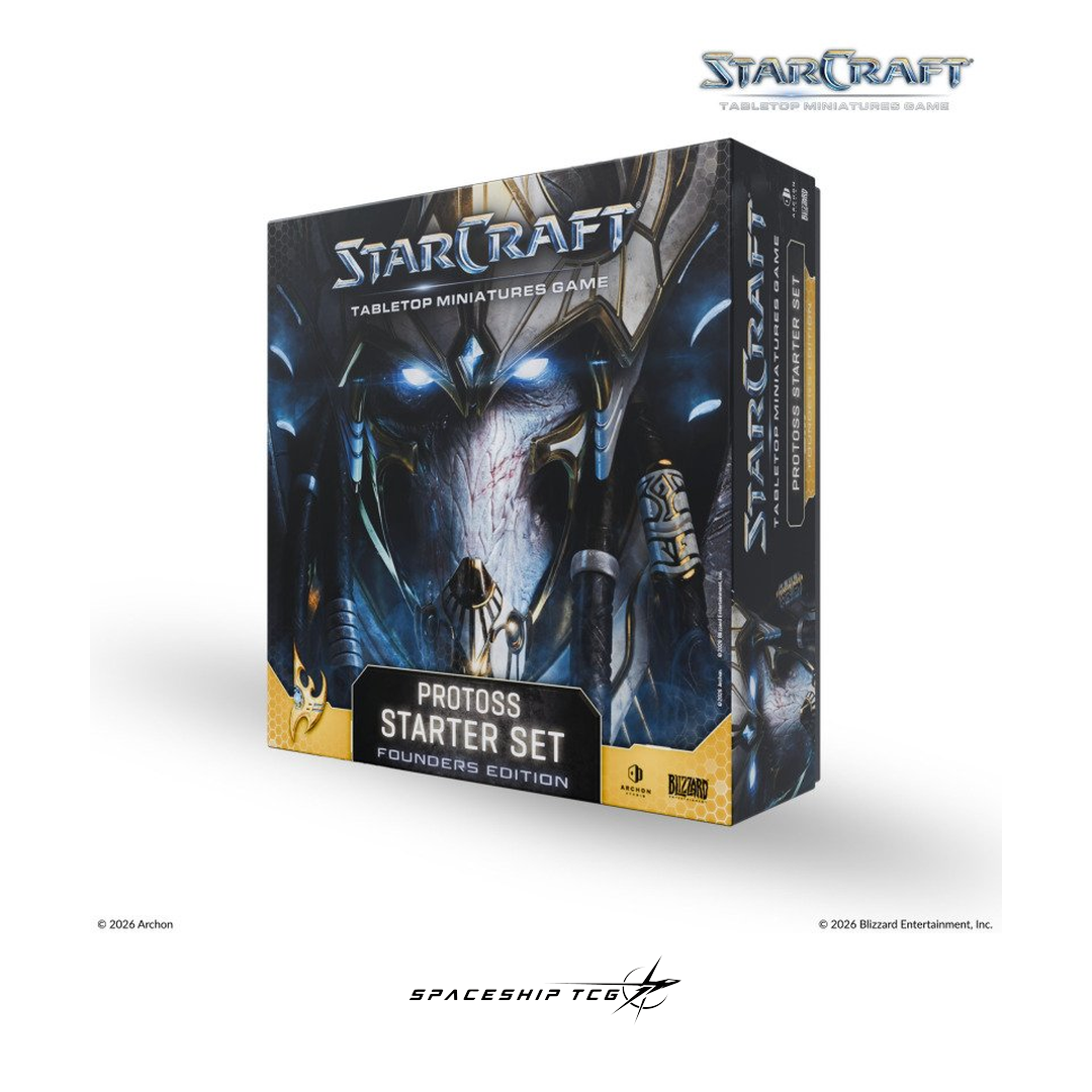 Starcraft TMG Protoss Starter Set Founders Edition - Complete Protoss army with Artanis hero by Archon Studio - Box Front