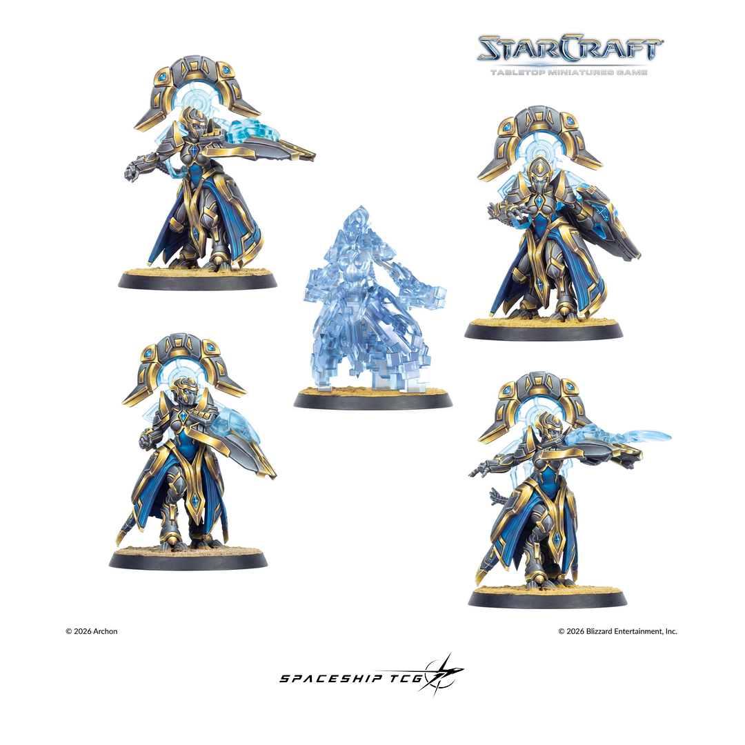 Starcraft TMG Protoss Starter Set Founders Edition - Complete Protoss army with Artanis hero by Archon Studio - View 10
