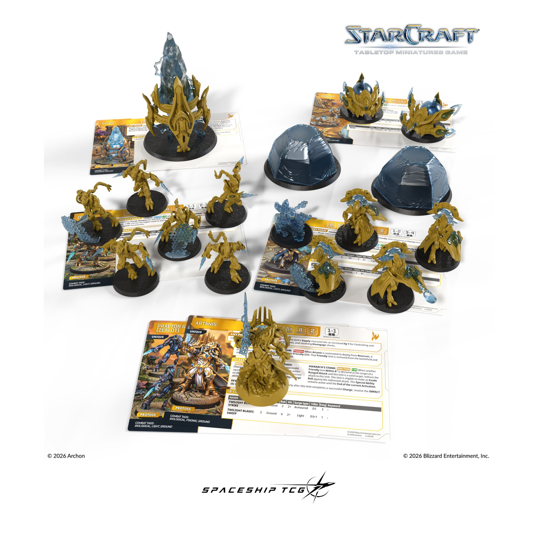 Starcraft TMG Protoss Starter Set Founders Edition - Complete Protoss army with Artanis hero by Archon Studio - View 7