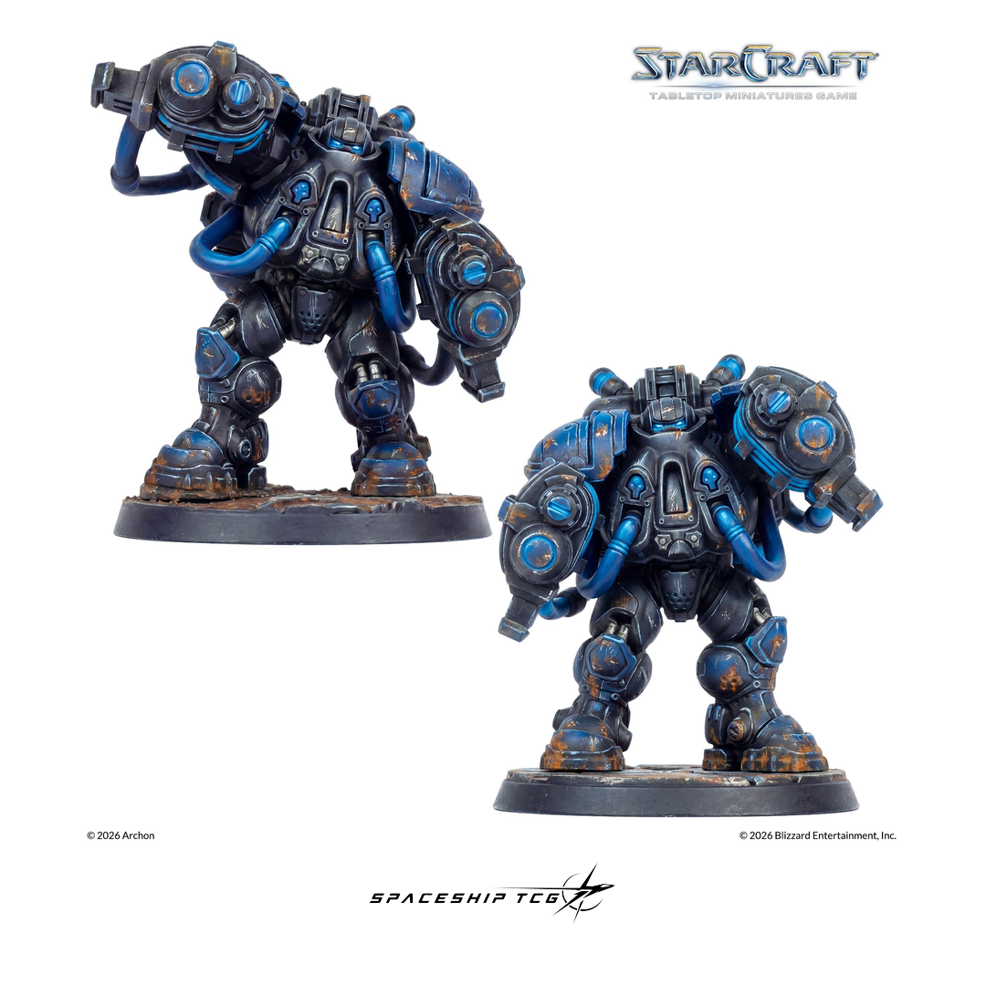 Starcraft TMG Terran Expansion Set featuring Marauder heavy armored infantry miniatures by Archon Studio - View 9