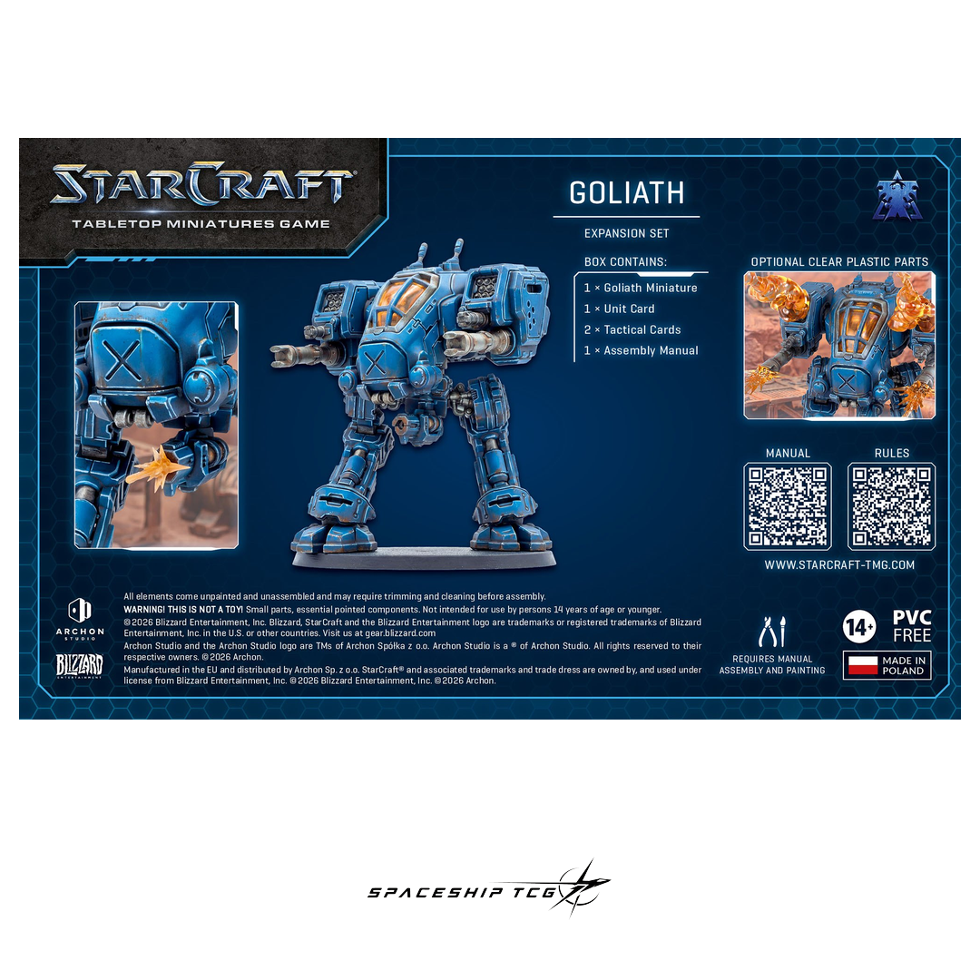 Starcraft TMG Terran Expansion Set featuring Goliath combat walker miniatures by Archon Studio - View 7