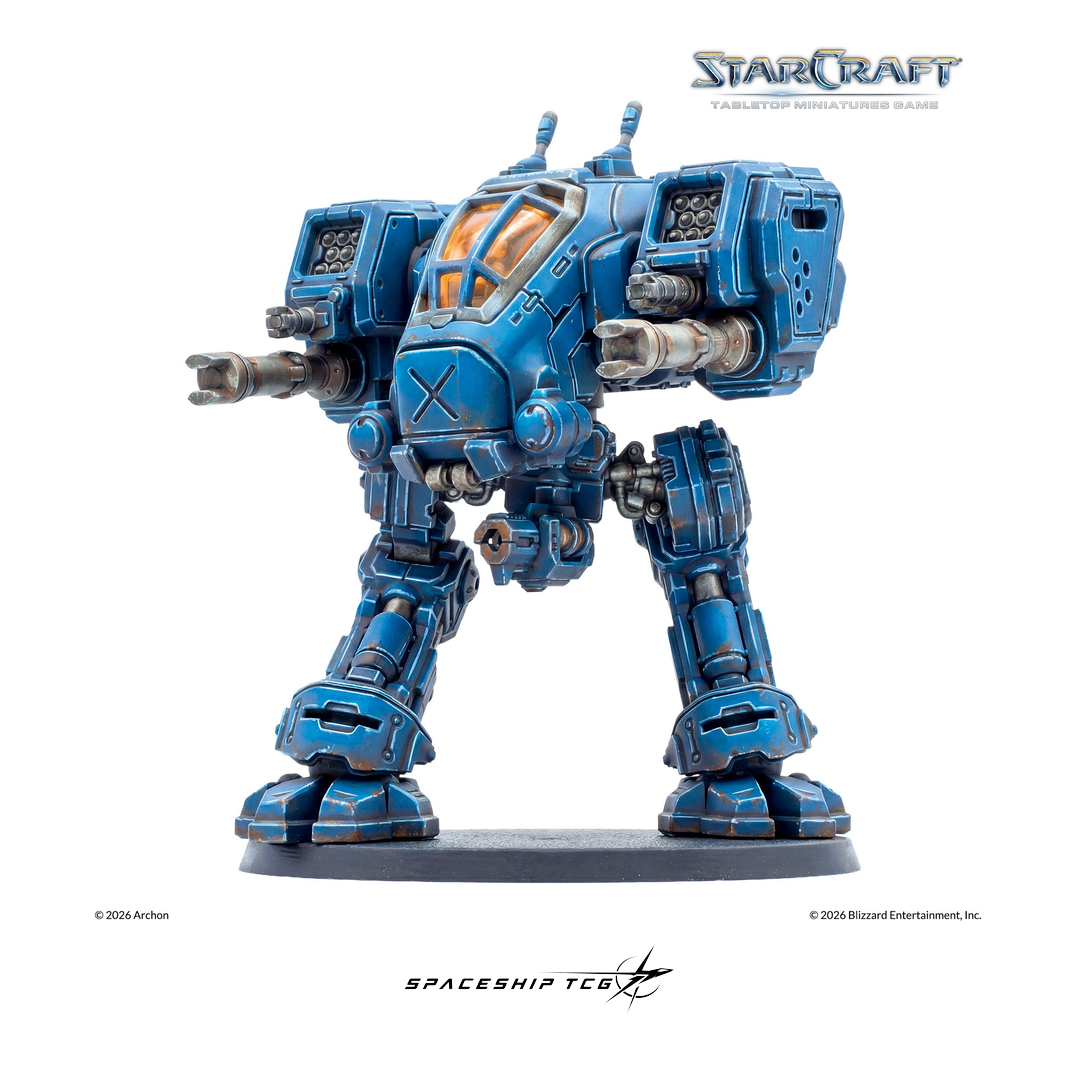 Starcraft TMG Terran Expansion Set featuring Goliath combat walker miniatures by Archon Studio - View 8