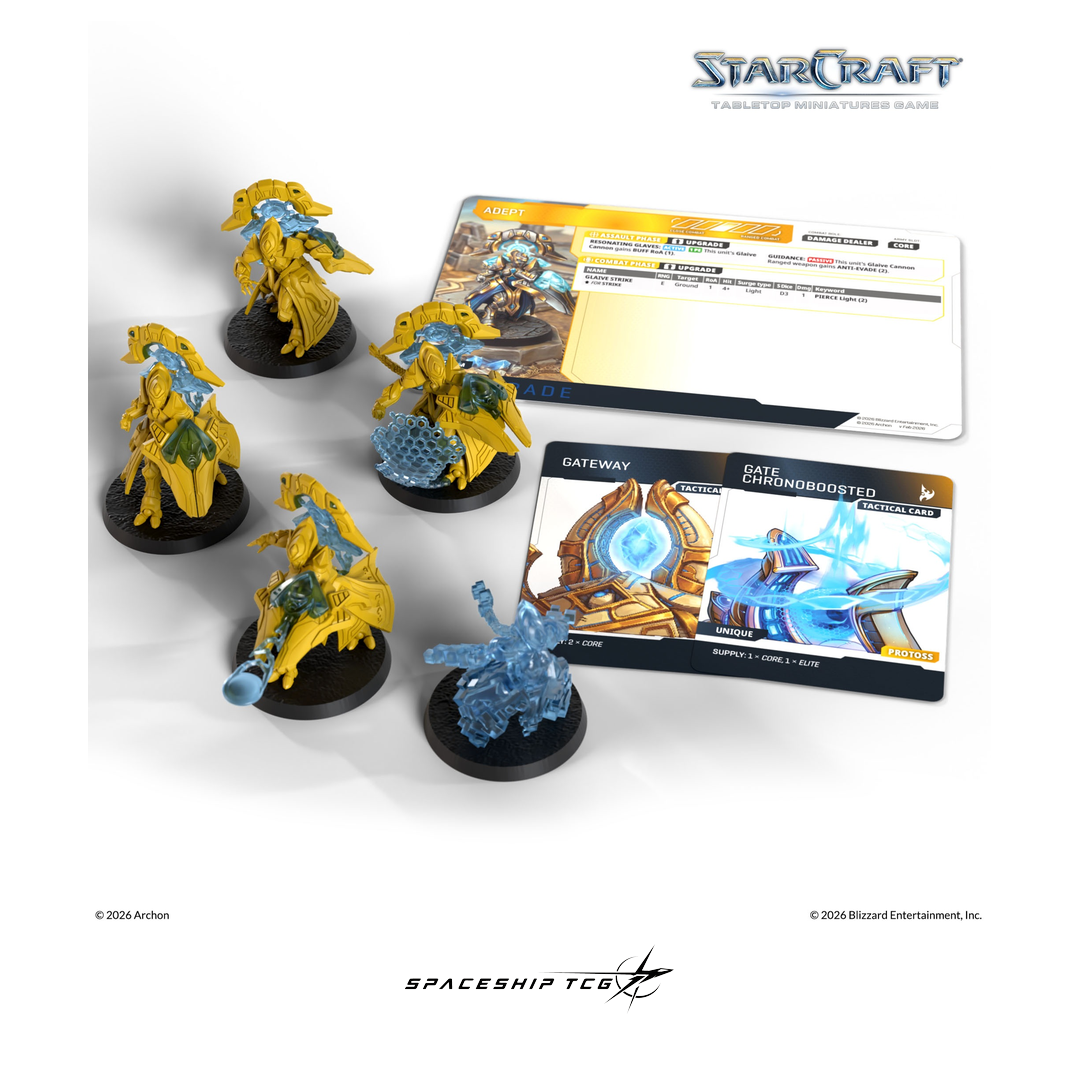 Starcraft TMG Protoss Expansion Set featuring Adept specialist miniatures by Archon Studio - View 6
