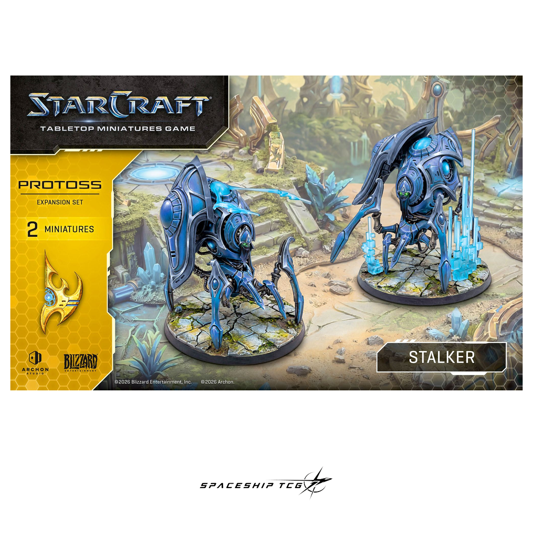 Starcraft TMG Protoss Expansion Set featuring Stalker war machine miniatures by Archon Studio - View 6