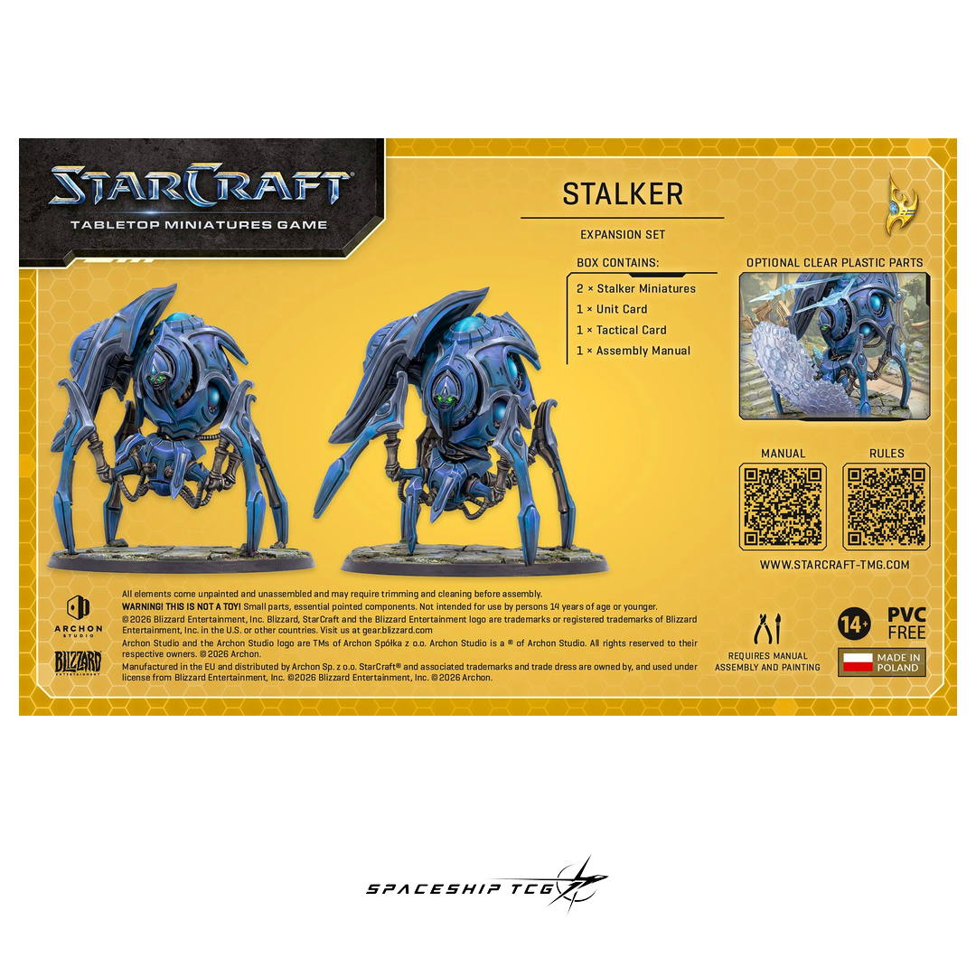 Starcraft TMG Protoss Expansion Set featuring Stalker war machine miniatures by Archon Studio - View 7