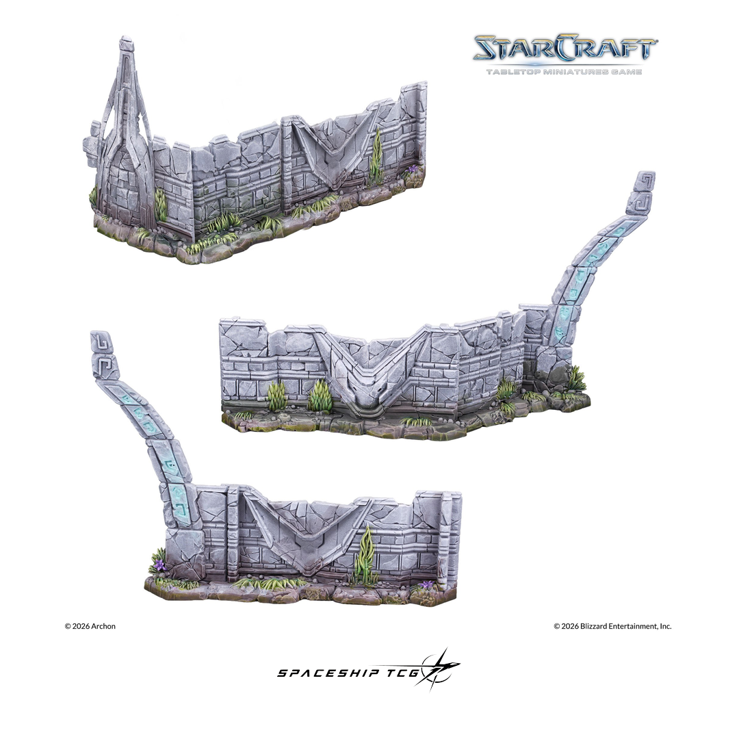 Starcraft TMG Terrain Expansion Set Lost Temple - 15 terrain pieces recreating the iconic Starcraft map by Archon Studio - View 8