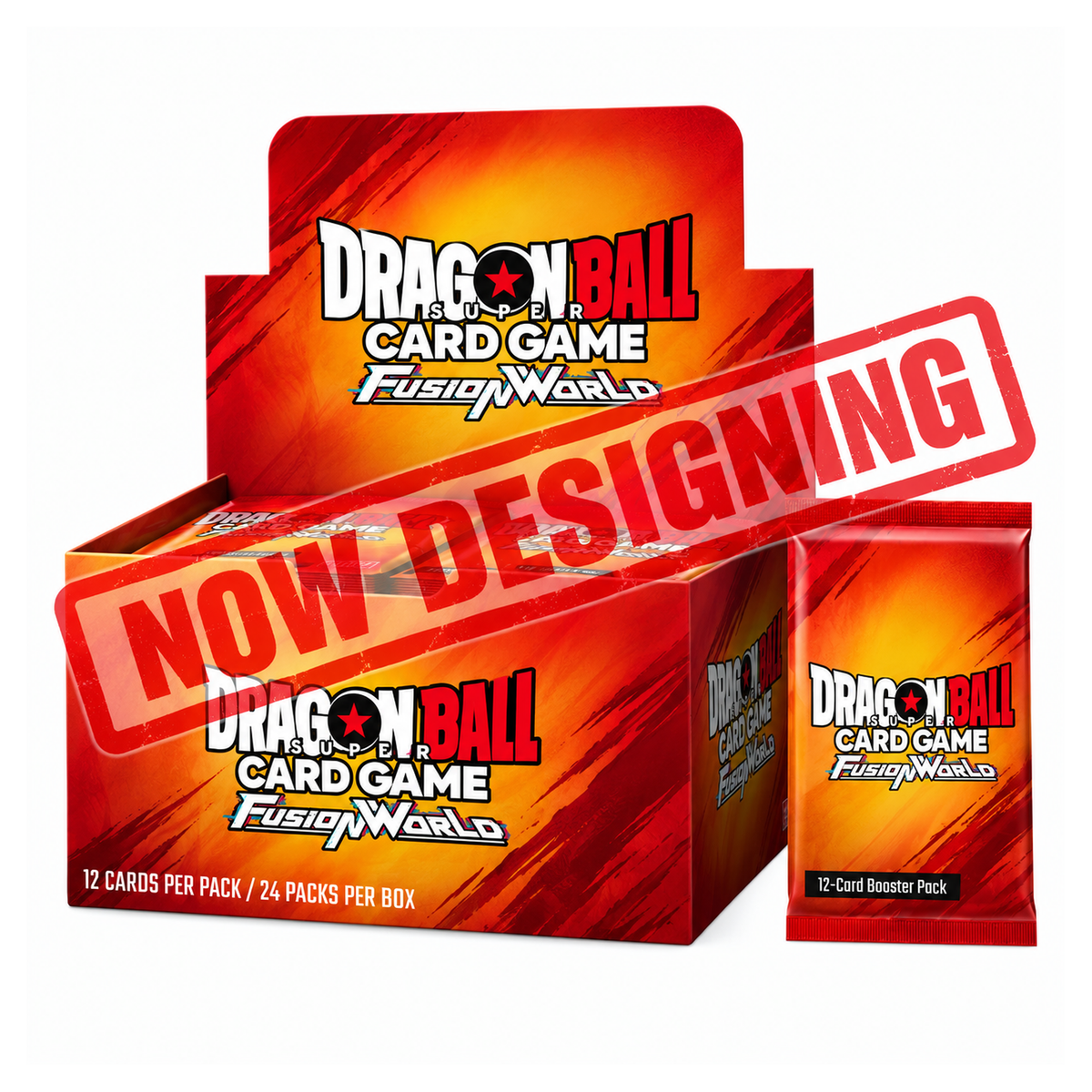 DBSCG Fusion World FS-13 Starter Deck Display containing four English-language Ready to Play decks with Energy Marker Sets an