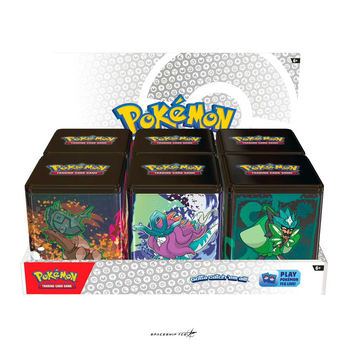 Pokémon Stacking Tins - Q1 2025