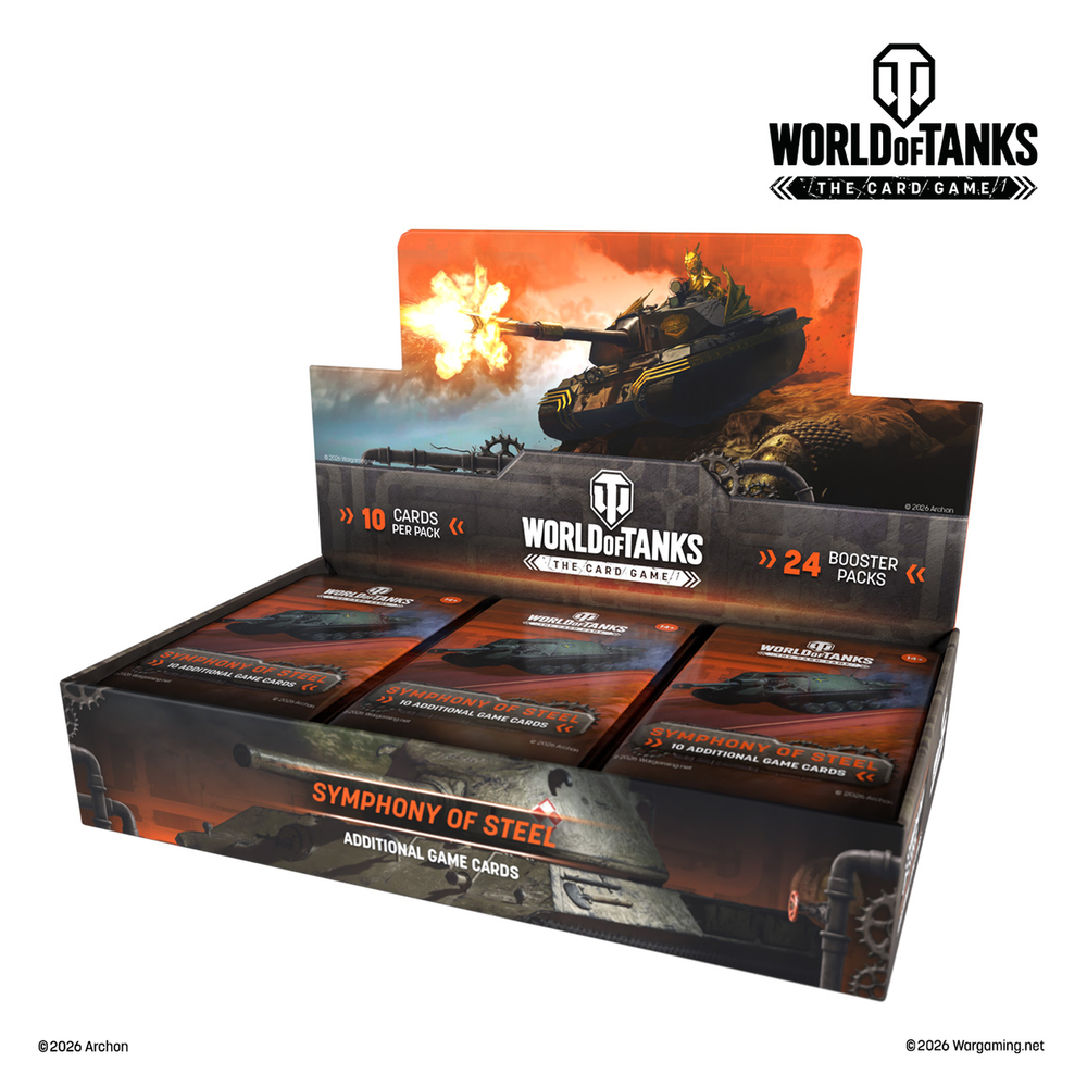 World of Tanks TCG: Symphony of Steel Booster Display (24 Boosters) - English