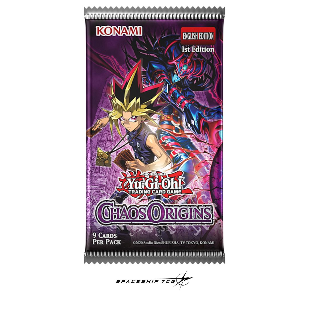 Yu-Gi-Oh! Chaos Origins Booster Display - 24 sealed booster packs with legendary cards - Contents